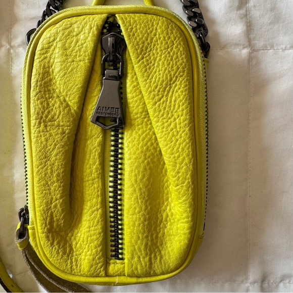 Aimee Kestenberg Tamitha  leather Phone Crossbody bag purse RFID - Picture 3 of 11